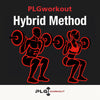 PLGworkout Hybrid Method, illustrazione esercizi di squat con bilanciere per allenamento forza uomo e donna
